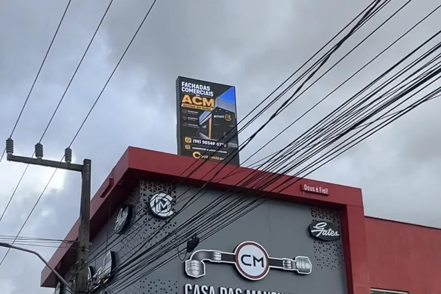 Painel de LED comercial